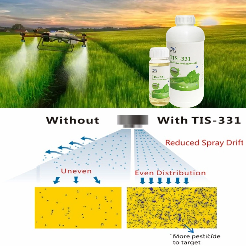Agricultural Wetting Anti-Drift Additive Drops Spray Drift Control Adjuvants for Plant Prevent Drops Evaporation Antideriva Rain Fastness
