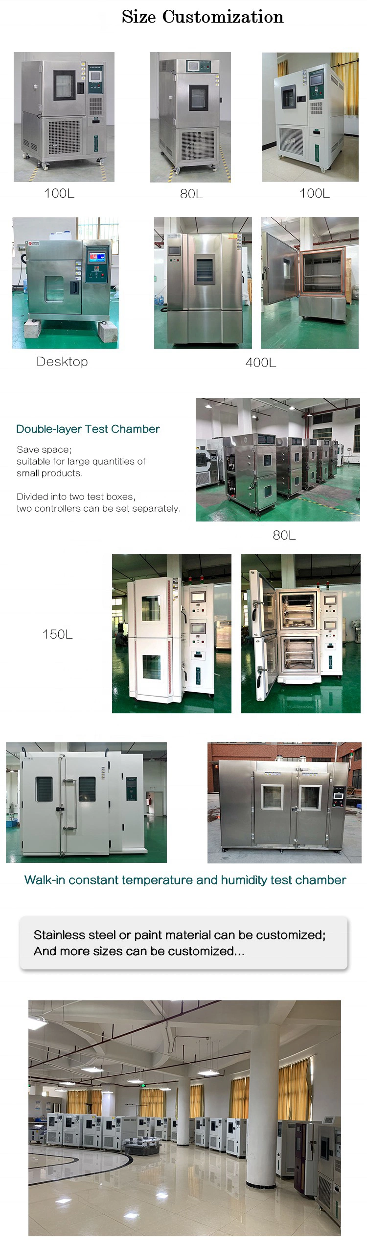 Manufacturers Customize Battery Equipment Stability Cold and Thermal Shock Environmental Test Chamber
